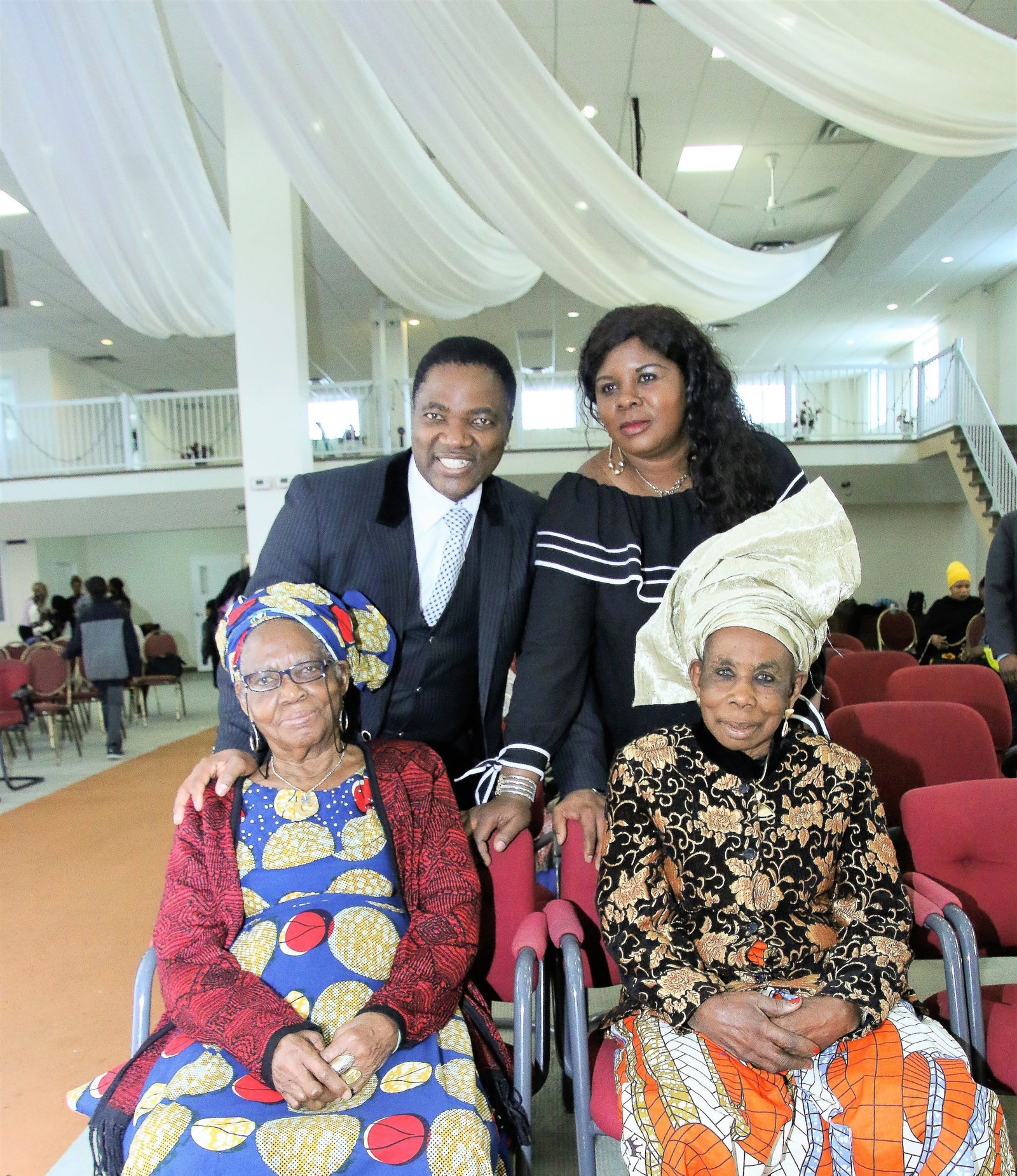 A group gathered together at Mount Zion Ministries, from the original About Us page